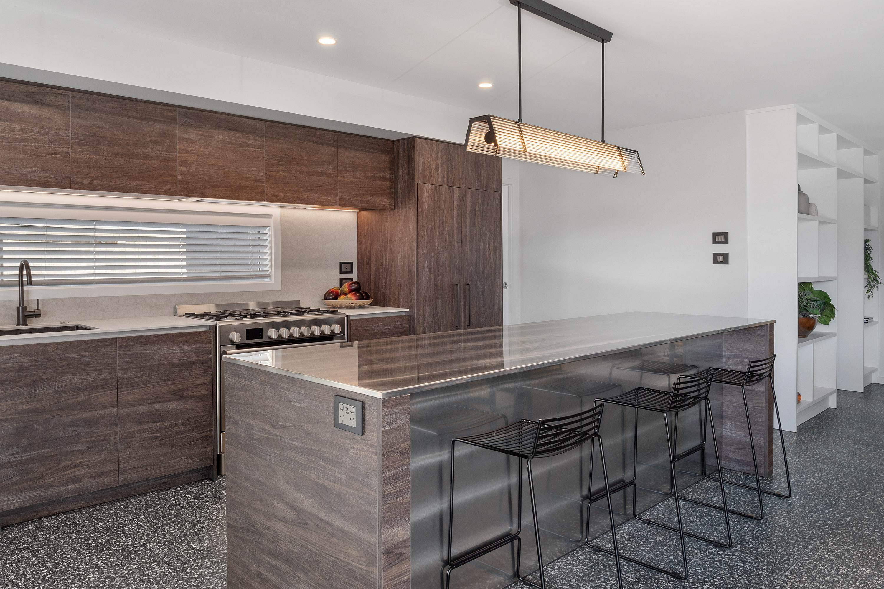 Large open plan kitchen in Classic Builders Papamoa Showhome